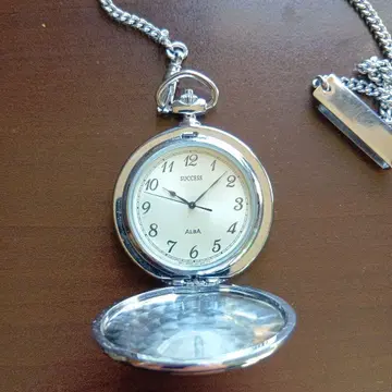 SEIKO ALBA SUCCESS 회중시계 실버
