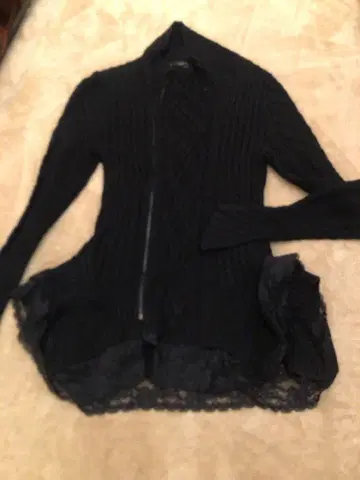 BCBG MAXAZRIA 니트 가디건 블루종 블랙