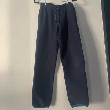 파타고니아 네이비 플리스 팬츠 허리 드로우 스트링 포함