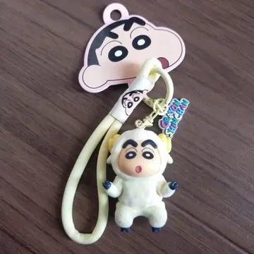 짱구는 못말려(크레용 신짱) 양 코스튬 키링 백참