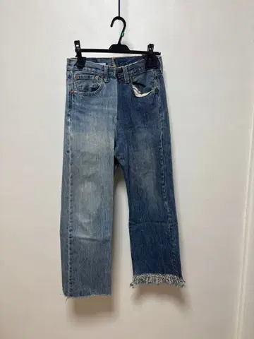 [ 1점 ] 77circa 나나나서카 리메이크 재구축 데님 바이컬러