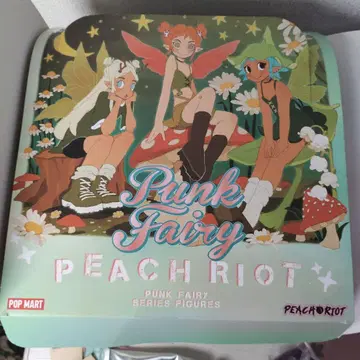 POP MART Punk Fairy Peach Riot 피규어 전 세트