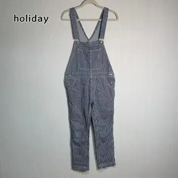 홀리데이 히코리 오버롤 스트라이프 살로펫 S 데님