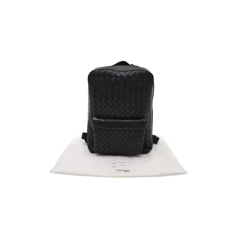 宝缇嘉（Bottega Veneta）Intrecciato 黑色背包