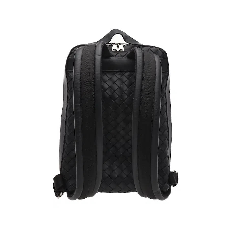 宝缇嘉（Bottega Veneta）Intrecciato 黑色背包