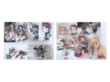 귀멸의 칼날 전 집중전 엽서 캔뱃지 탄지로 젠이츠 네즈코 이노스케 렌고쿠