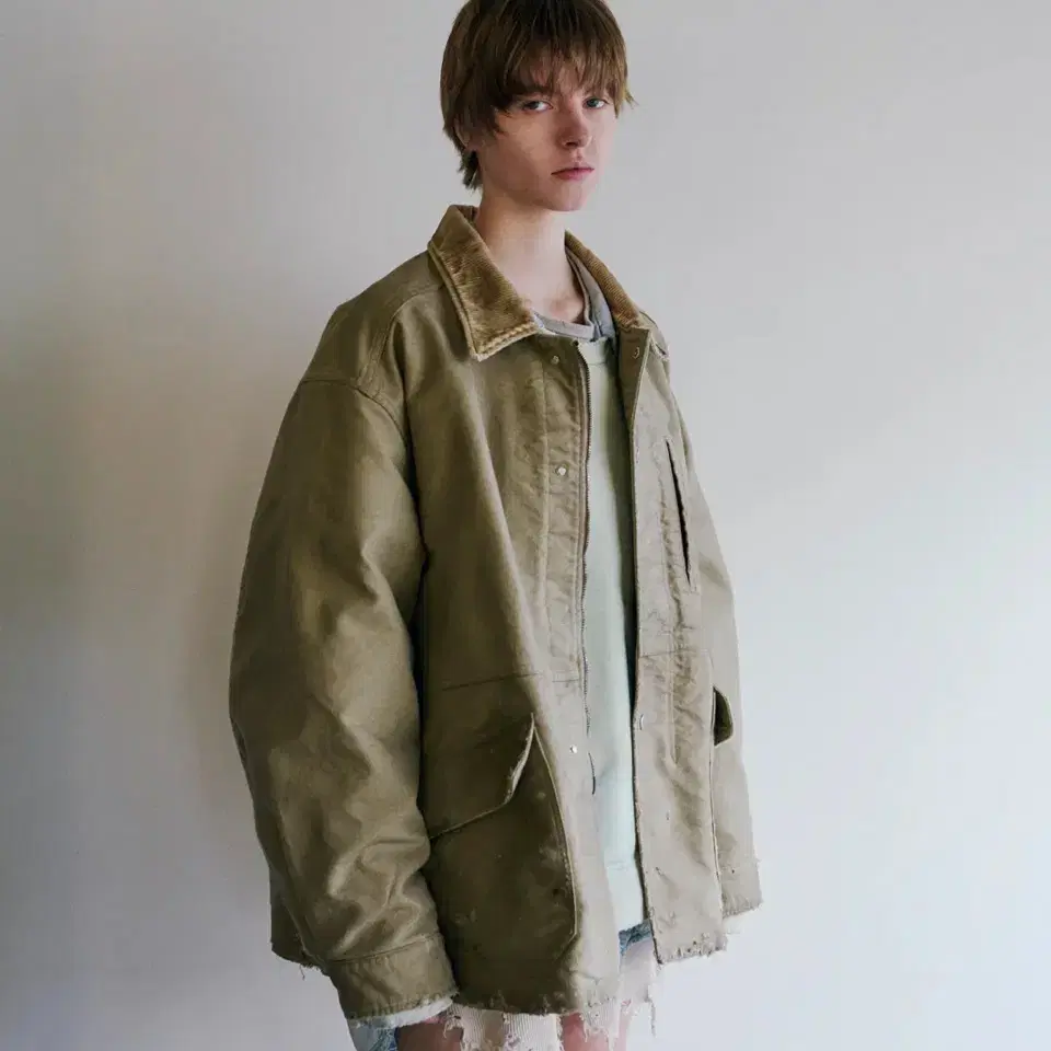 2] ANACHRONORM Hickory Washed Detroit Jacket #아나크로놈,#히코리