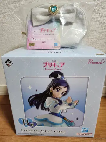프리큐어 피규어 B상(큐어 화이트) & 파우치 세트
