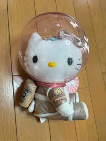 [당시물] 산리오 헬로키티 표범 무늬 우주복 봉제 인형 헤이세이 레트로