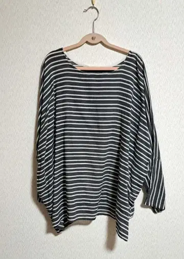 베리떼꾸르 veritecoeur 보더 풀오버 린넨 혼방