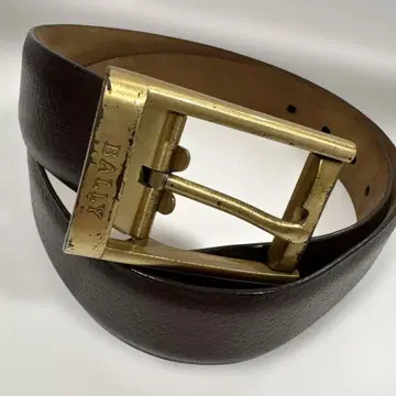 BALLY 가죽 벨트 골드 버클 여성용