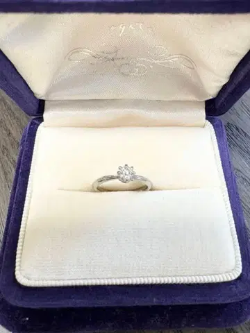 [agete] 반지 플라티나 다이아 7호