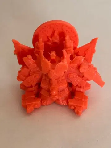 SD 건담 건지우개 십력대장군 주황 가챠가챠 지우개 당시물