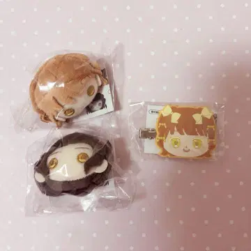 시마무라 우타 봉제 인형 반지 러버 클립 3종 세트