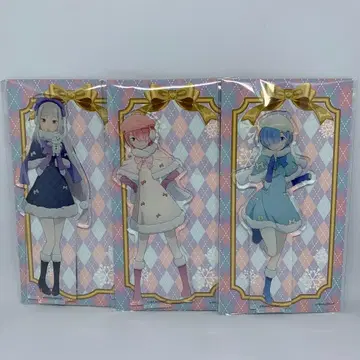 리제로 에밀리아 라무 렘 눈 축제 Winter Snow 아크릴 스탠드