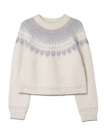 herlipto Heart Fair Isle Knit Pullover