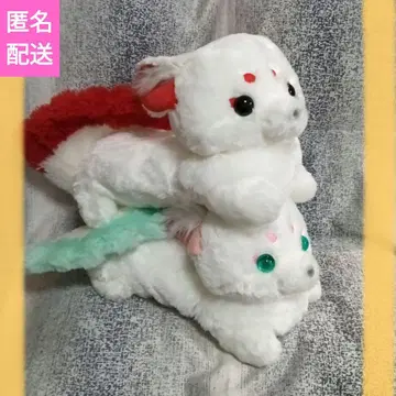 쵸콘과 큐비님 봉제 인형 티슈 커버