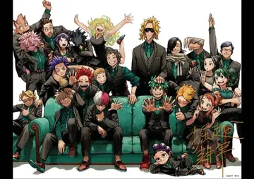 나의 히어로 아카데미아 응모자 전원 서비스 A3 포스터