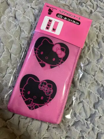 헬로키티 헤어 다리미 케이스 키티 아베일 핑크