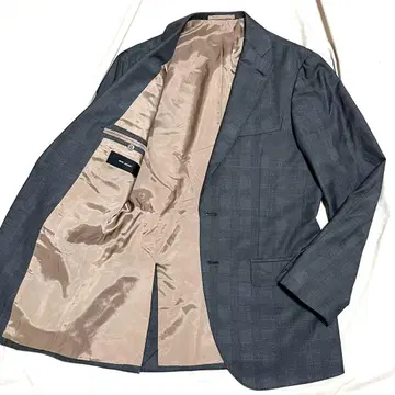 [컨디션 최상] 링자켓 테일러드 자켓 글렌체크 실크 혼방