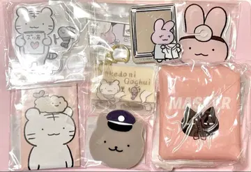 화이트 타이거와 블랙 타이거 파우치 아크릴 스티커 마그넷 등