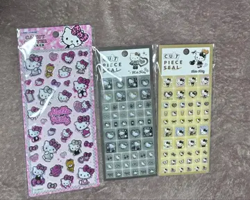 키티 타일 씰 캔디 글리터 스티커