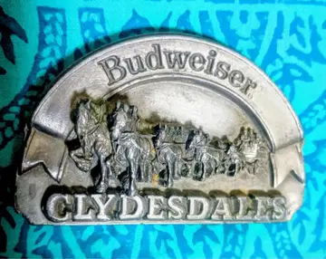 새상품급 버드와이저 USA제 빈티지 버클과 시리아 놋쇠 낙타 소품함
