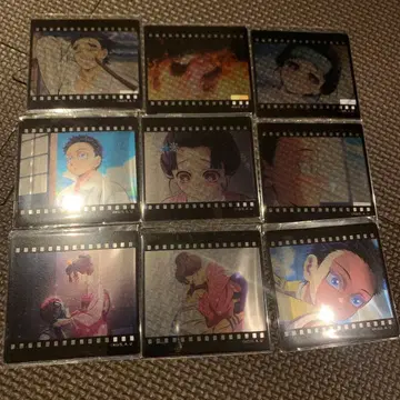 귀멸의 칼날 하쿠지 케이조 코유키 클리어 카드 필름 행운 복권