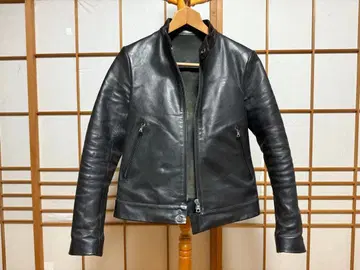 BACKLSH GUIDI 블랙 가죽 싱글 라이더 자켓