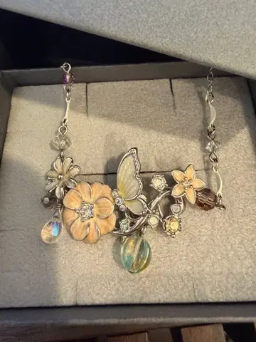 안나수이 목걸이 귀걸이 세트