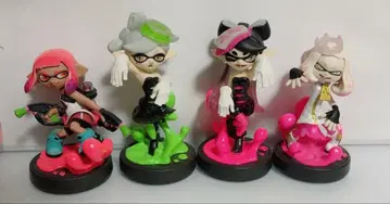 스플래툰 amiibo 세트 히메 걸 아오리 반딧불이