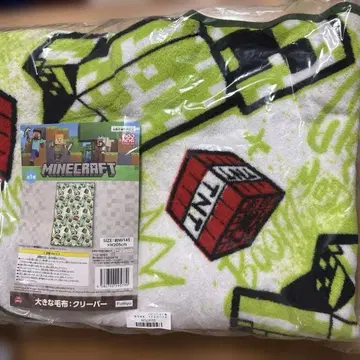 Minecraft 마인크래프트 크리퍼 큰 담요