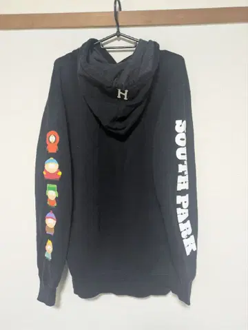 HUF 사우스 파크 캐릭터 블랙 후드티 M