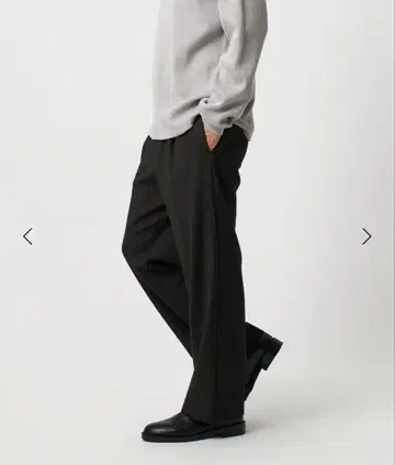 더블 TR 1 플리츠 이지 팬츠 NO.7 스트레치