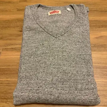 할리우드 런치마켓 V넥 긴팔 사이즈 2 (M) 그레이