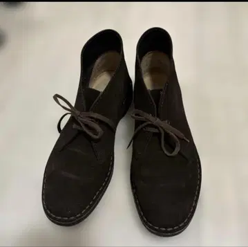 클락스 데저트 부츠 다크 브라운 스웨이드 22.5~23.0