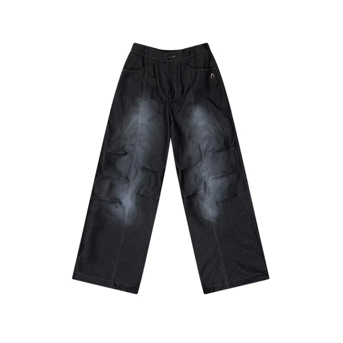 AAKAM デニムパンツ AAKAM2-Lined Eyelet Washed Denim Pants | OUR
