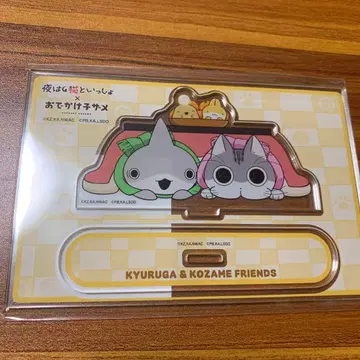 삿포로 눈 축제 2026 밤 고양이 아기 상어 아크릴 스탠드 피규어 2