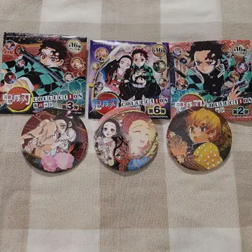 귀멸의 칼날 컬렉션 캔뱃지 원화전 카마도 네즈코 아가츠마 젠이츠 원화