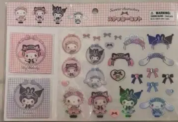 6020 산리오 멜로쿠로 키티 시나몬 씰 스티커