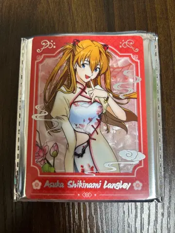 에반게리온 상하이 한정판 낙화영상 시리즈 아크릴 카드 아스카