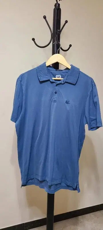 C.P. COMPANY 씨피 컴퍼니 반팔 피케 셔츠 블루 M