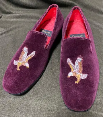 처치 벨벳 슬립온 미사용 트리커스 구형 처치