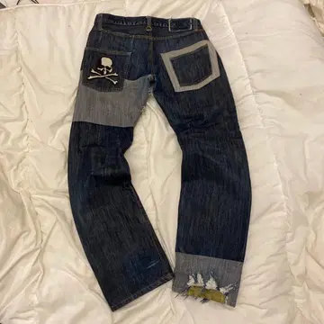 마스터마인드 재팬 데님 팬츠 데미지 가공 MT-PA01-00