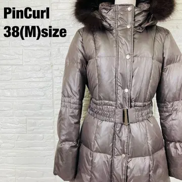 PinCurl 핑컬 후디 퍼 다운 코트 1129