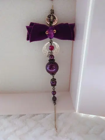 MAYLA 마이라 하이디 이어 오브제 바이올렛 한쪽 귀