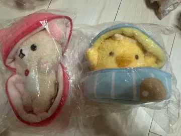 코리락쿠마 키이로이토리 니코니코Happy for you 봉제 인형 딸기