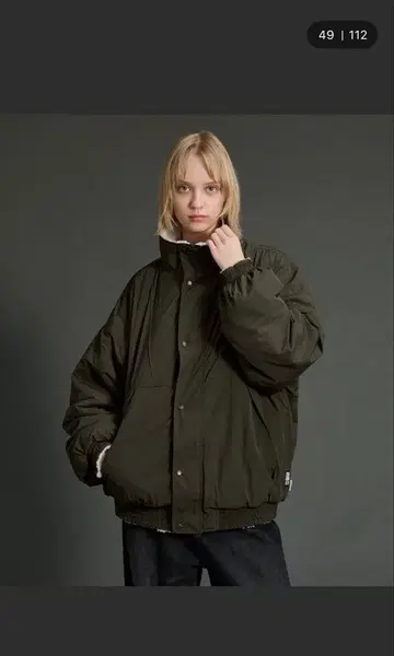 [ WETTEMPT ] 리버서블 나일론 보아 블라우스