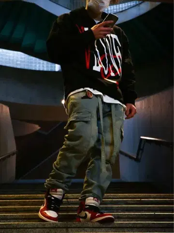 Vlone 프래그먼트 콜라보 후드티