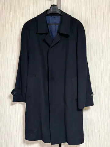 BELLUMORE 캐시미어 100% 코트 다크 네이비 EXTRA FINE